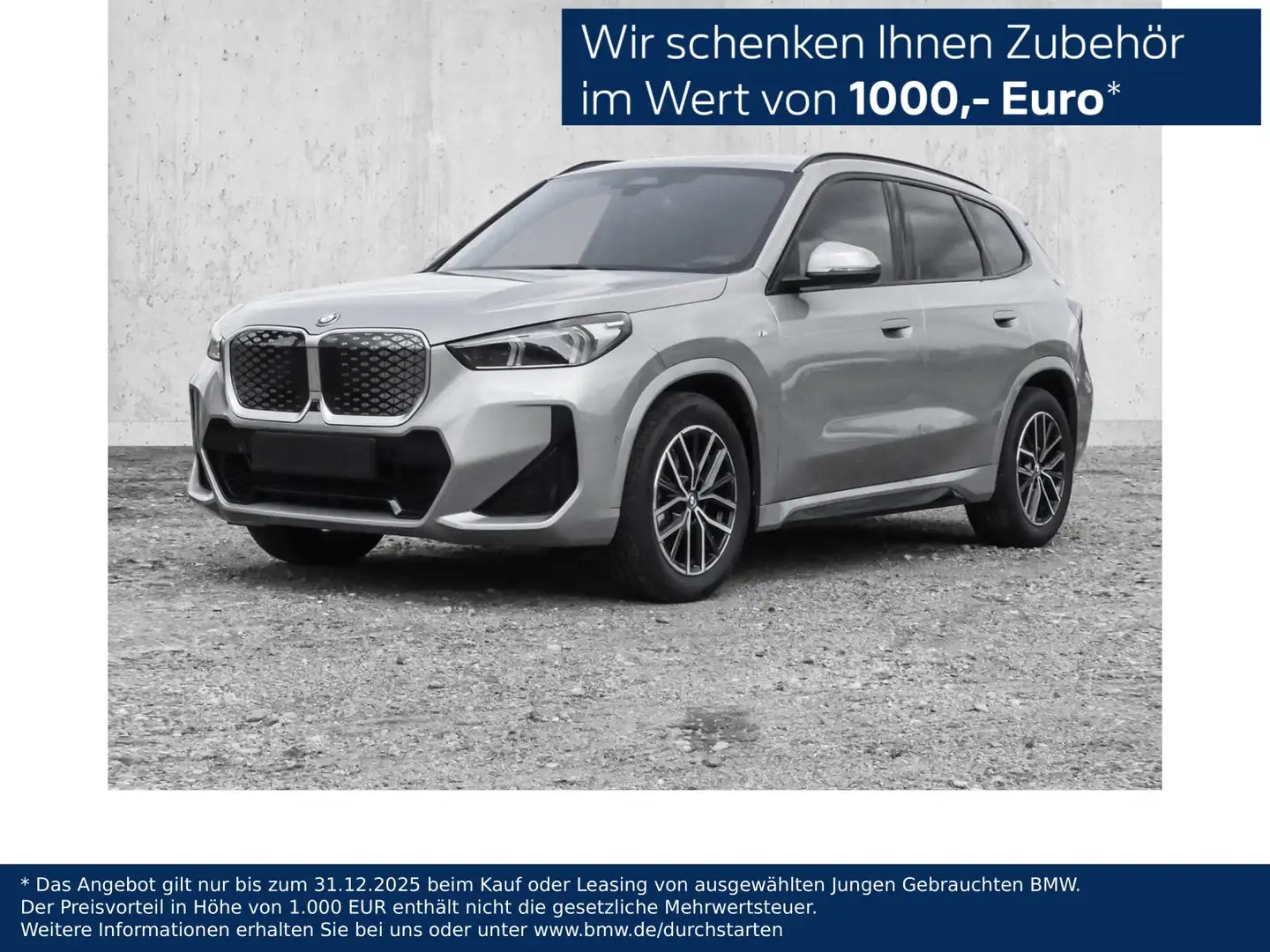 BMW iX1 eDrive20 M Sport HUD ACC 360°KAM RFK NAVI Grijs - 1