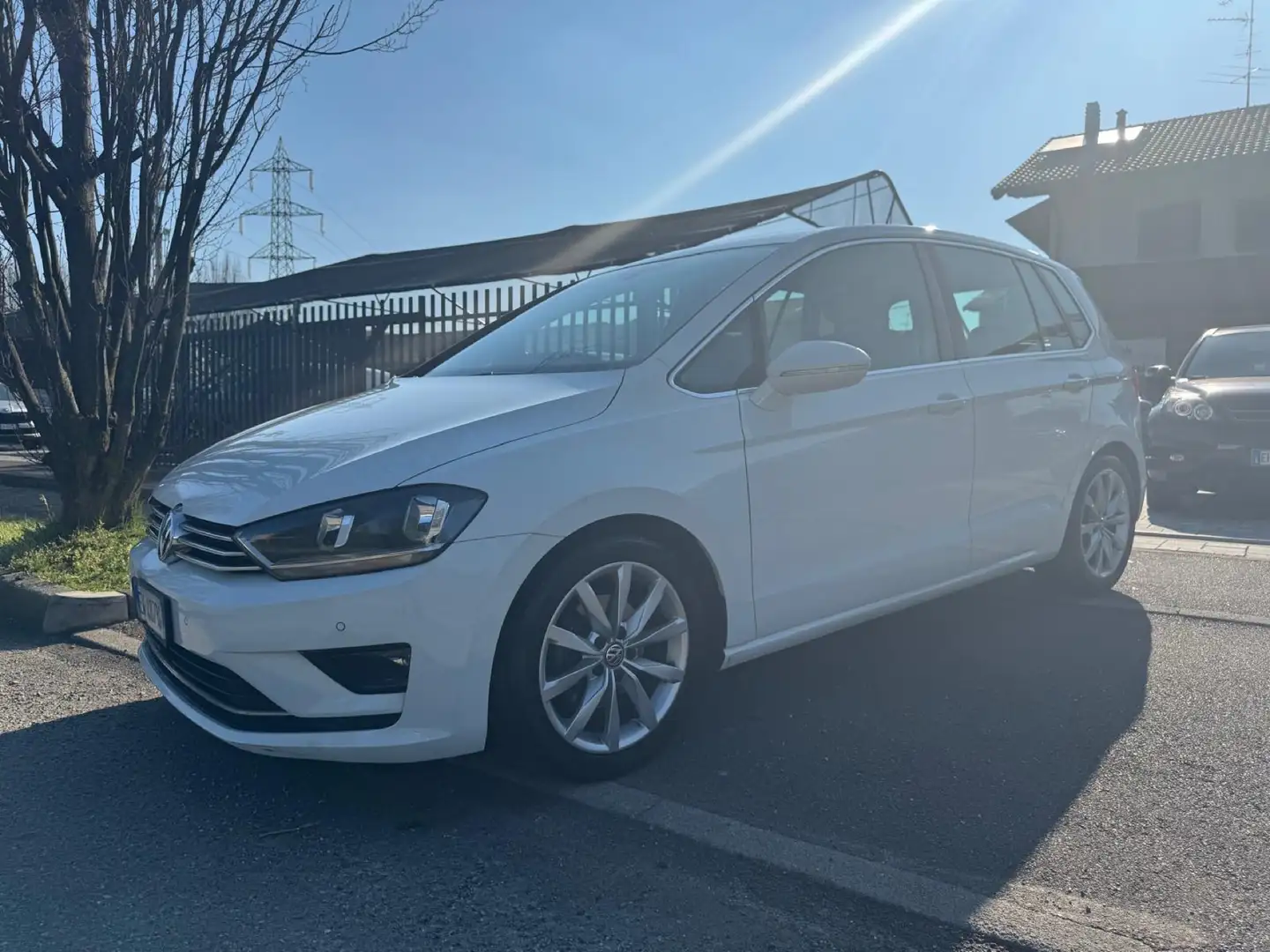 Volkswagen Golf Sportsvan 1.4  tsi Highline Executive  150cv dsg Euro 6 Bianco - 2