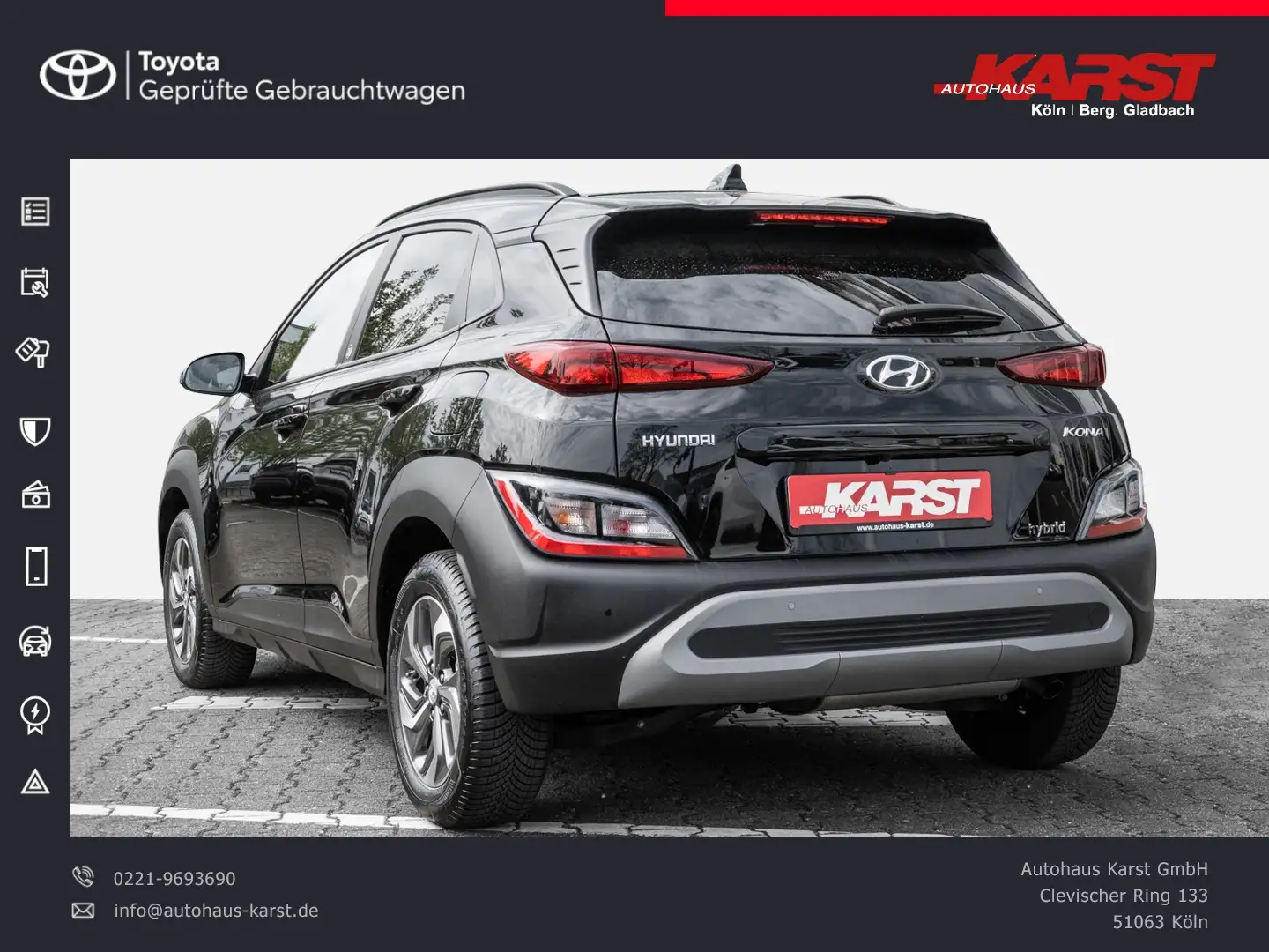 Hyundai KONA 30Jahre Edition Rückfahrkamera, Automatik Gri - 2