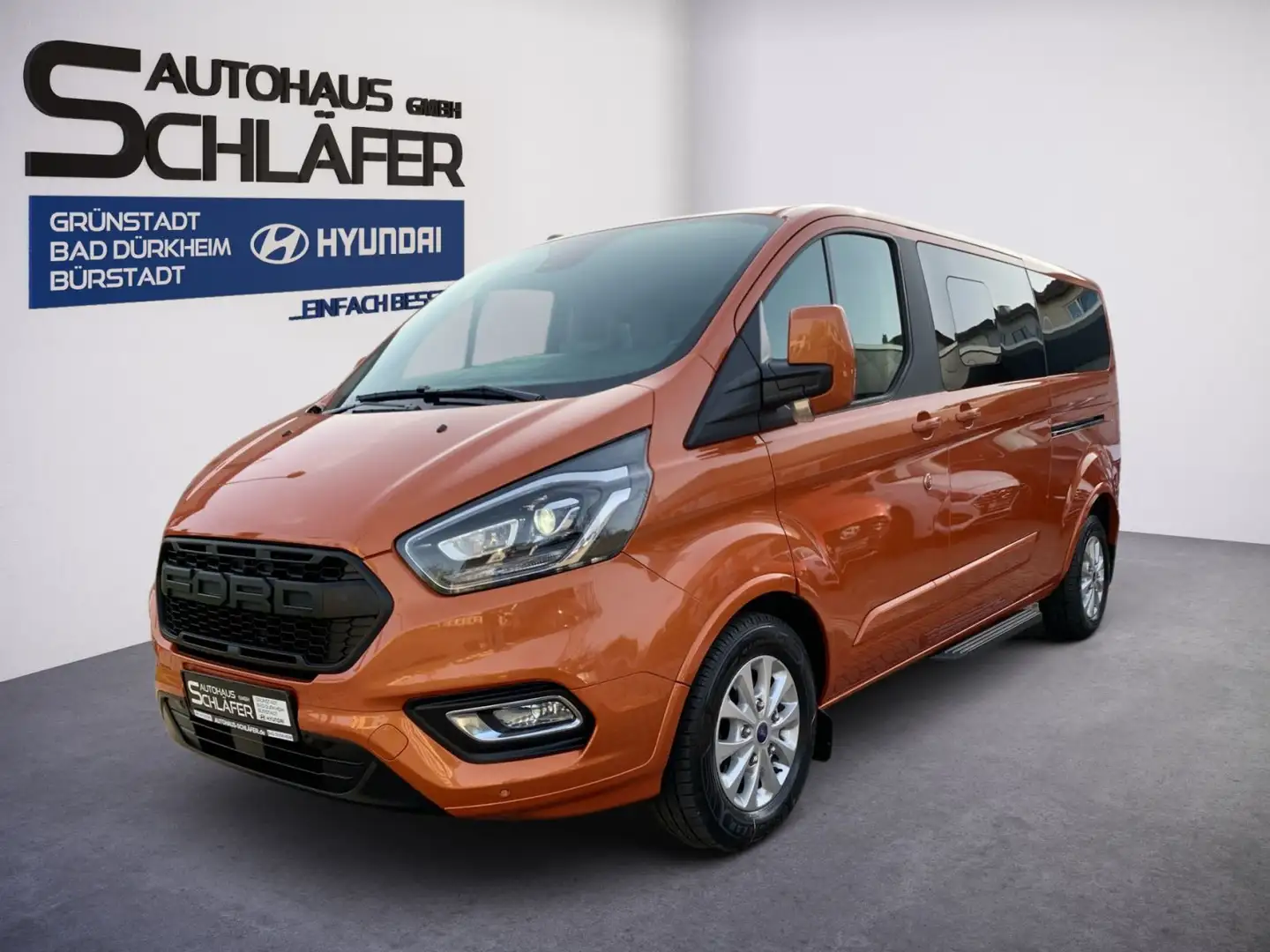 Ford Tourneo Custom 2.0 TDCI 185PS L2 Titanium X 8-Si Orange - 1