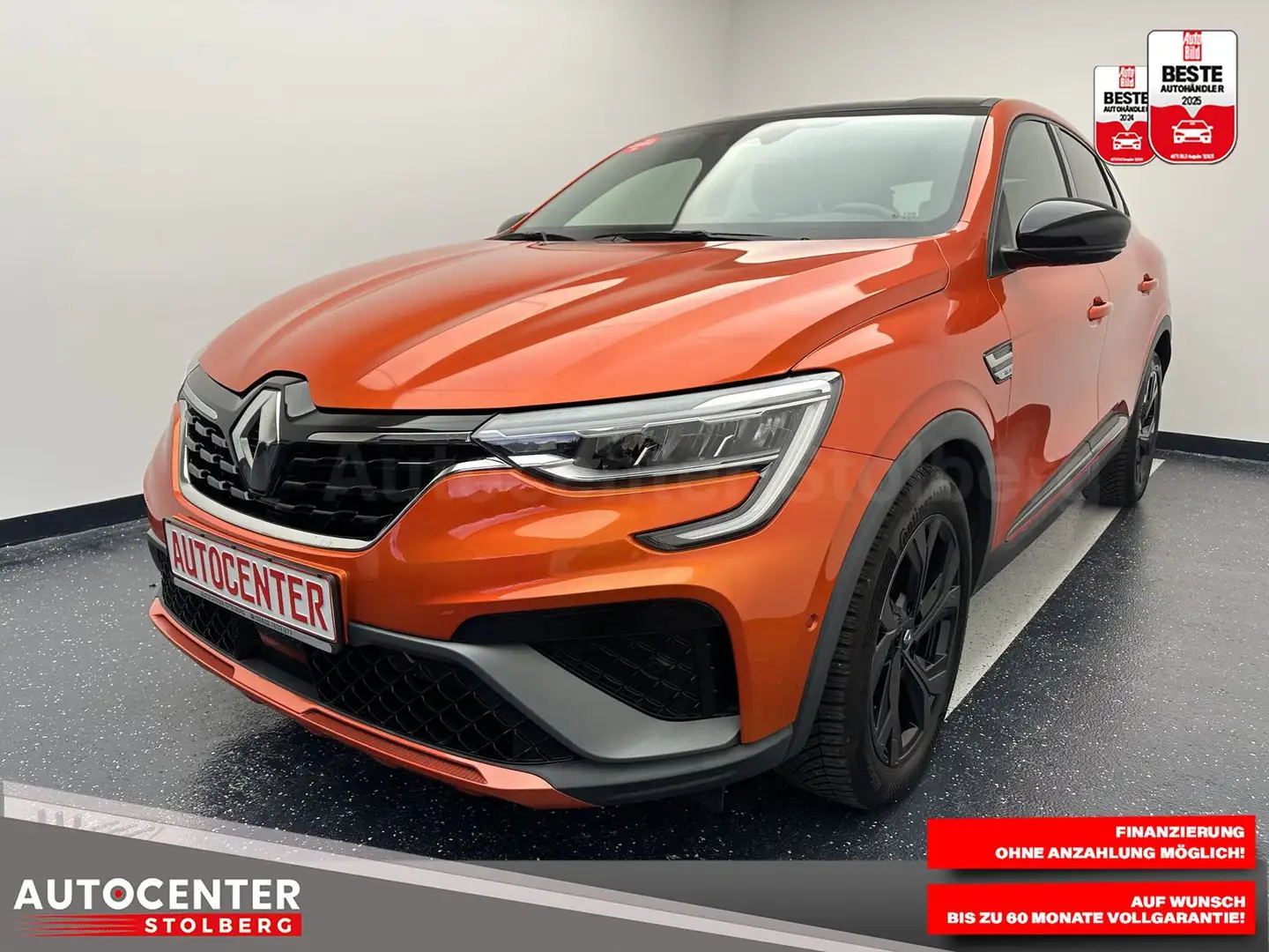 Renault Arkana R.S. Line "1 HAND-LEDER-NAVI-CAM-SITZH" Orange - 1
