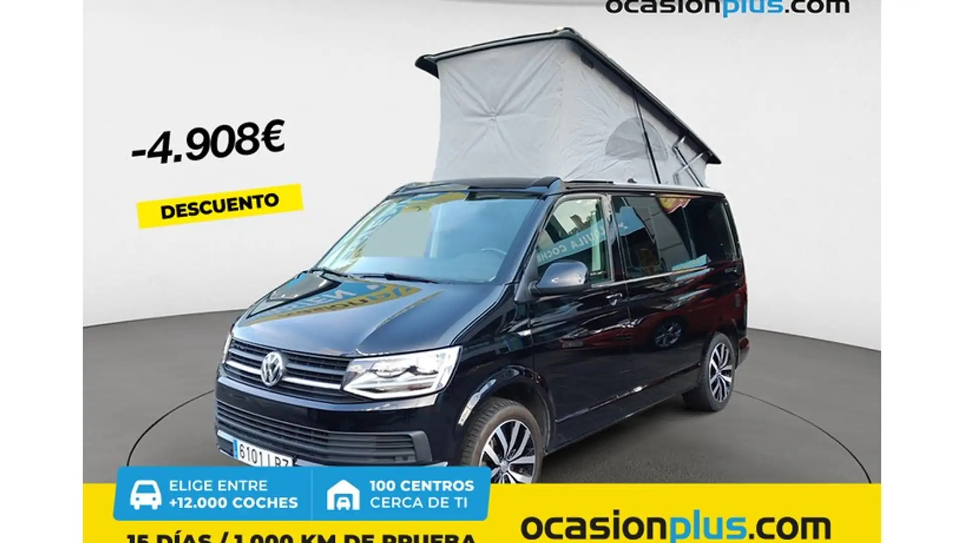 Volkswagen T6 California 2.0TDI BMT Beach DSG 146kW Negro - 1