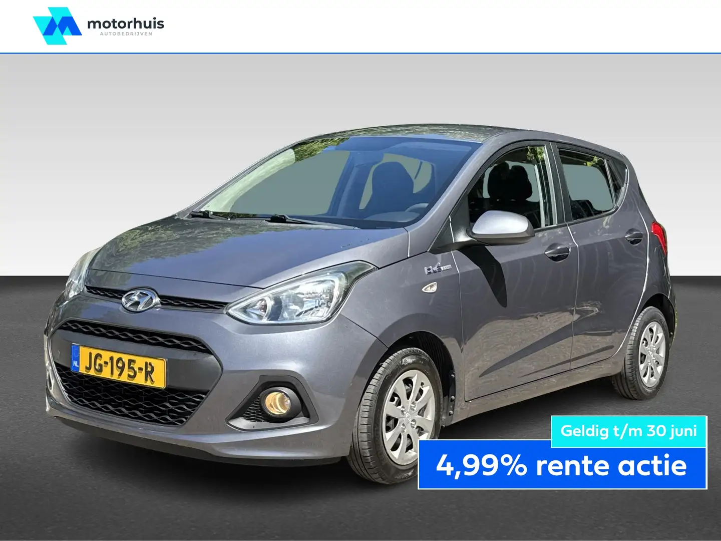 Hyundai i10 1.0i Blue 66pk i-Motion Comfort Gris - 1