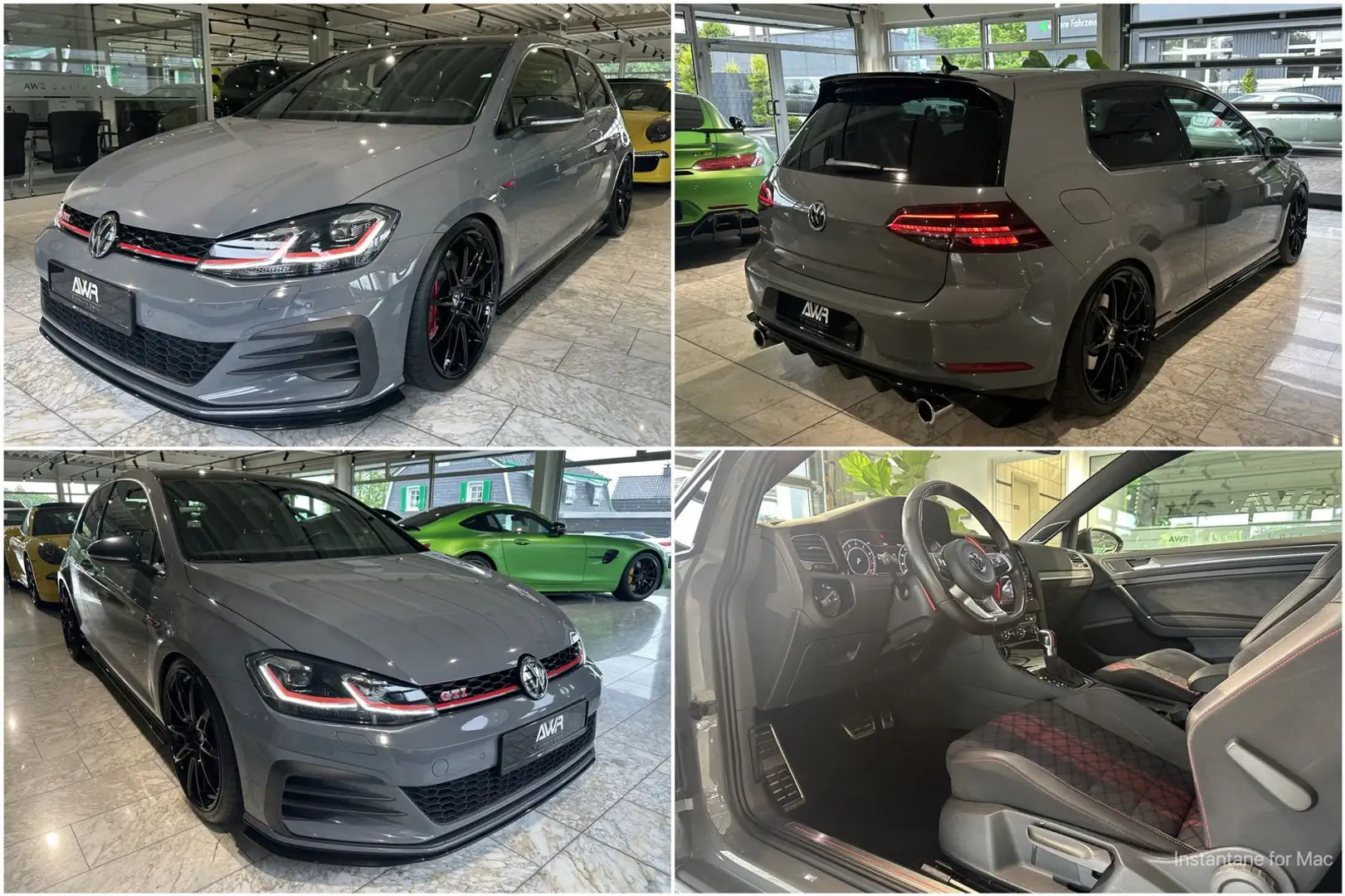 Volkswagen Golf GTI TCR DYNAUDIO*NAVI*GREY*19"*VIRTUAL*LED* Grigio - 1