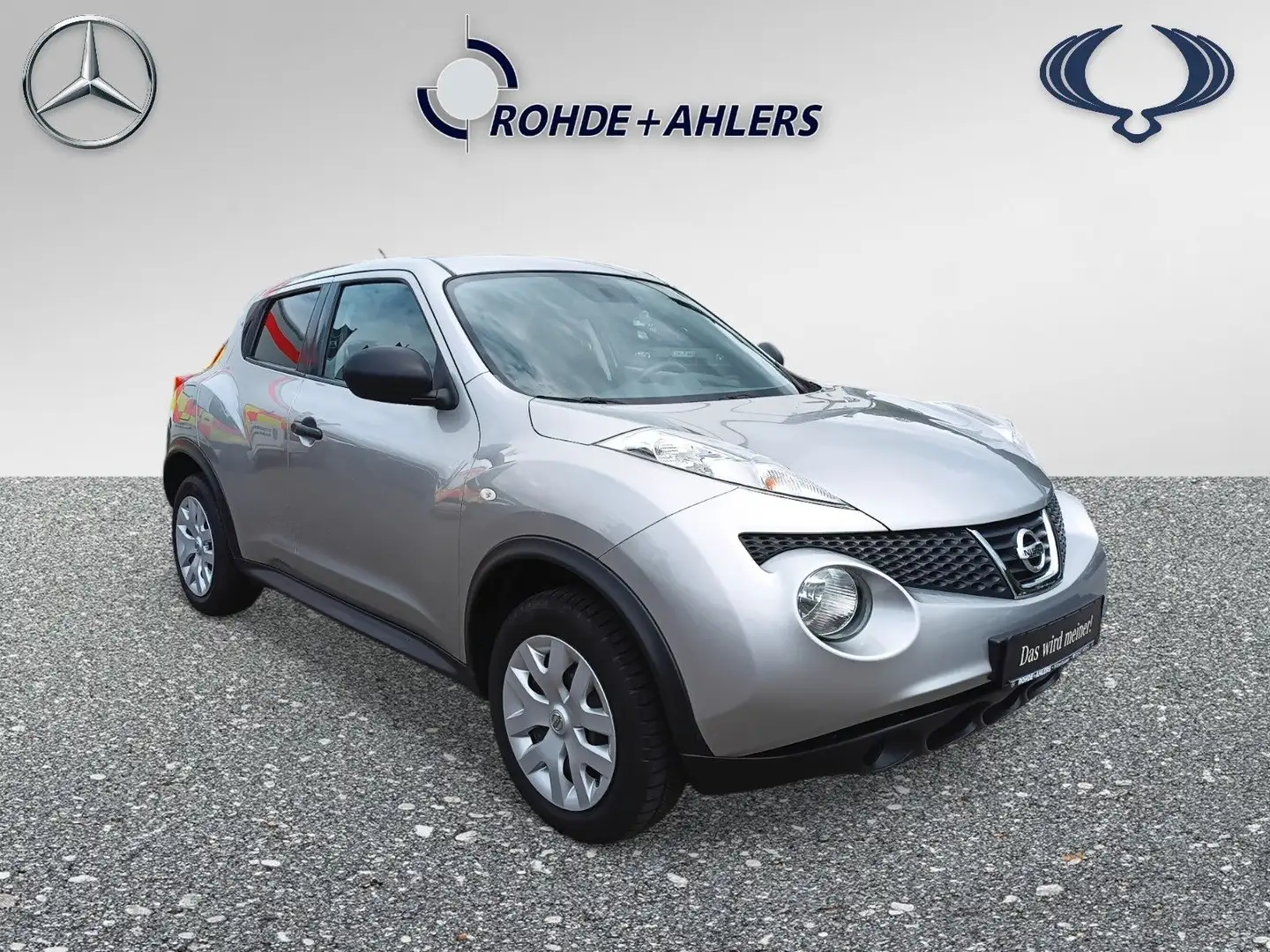 Nissan Juke JUKE VISIA+AHK+NISSAN BRAKE ASSIST+KLIMA+1.HD+++ Zilver - 1