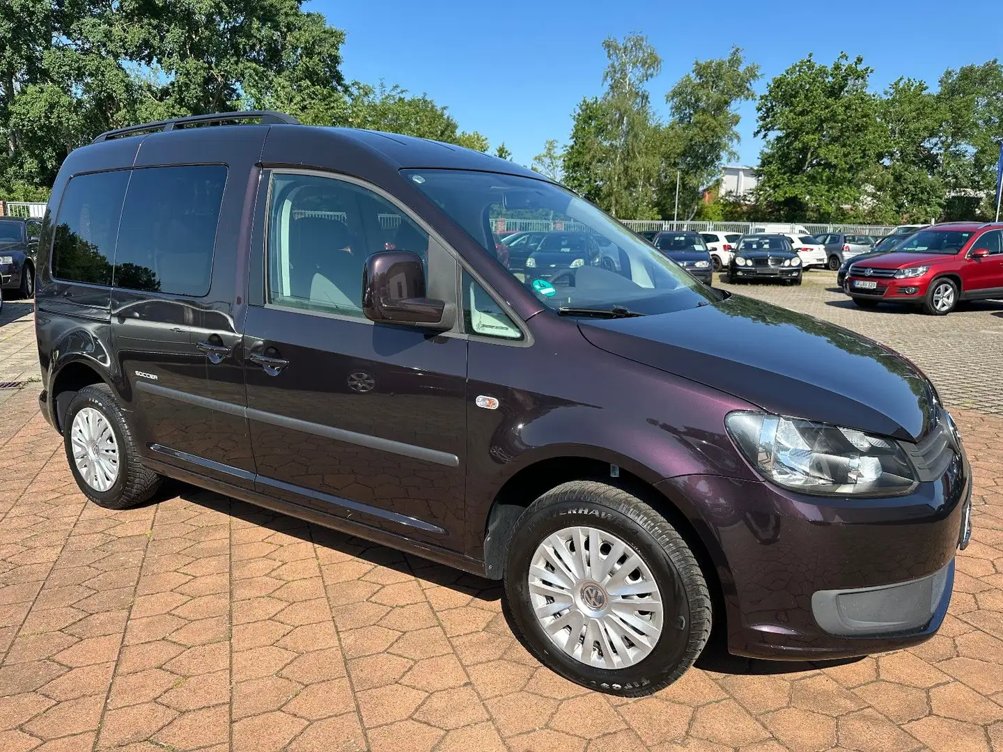 Volkswagen Caddy 1.2 TSI Soccer Trendline KLIMA Paars - 2
