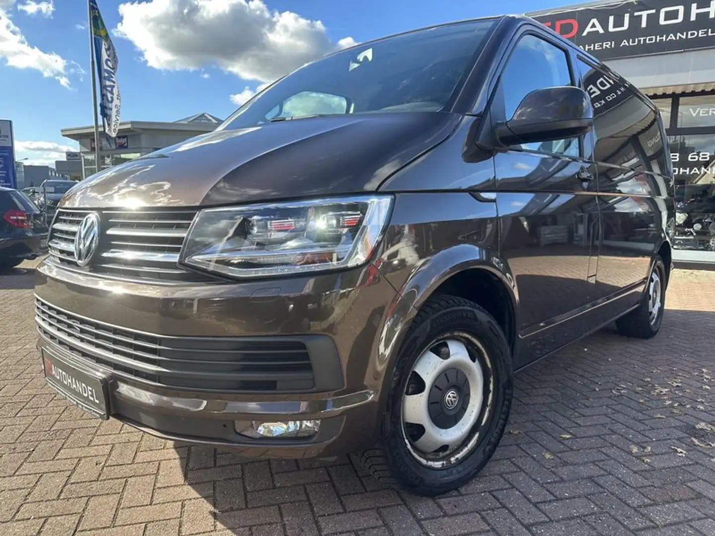 Volkswagen T6 Transporter Kasten LED Klima Navi Kamera AHK Brun - 1