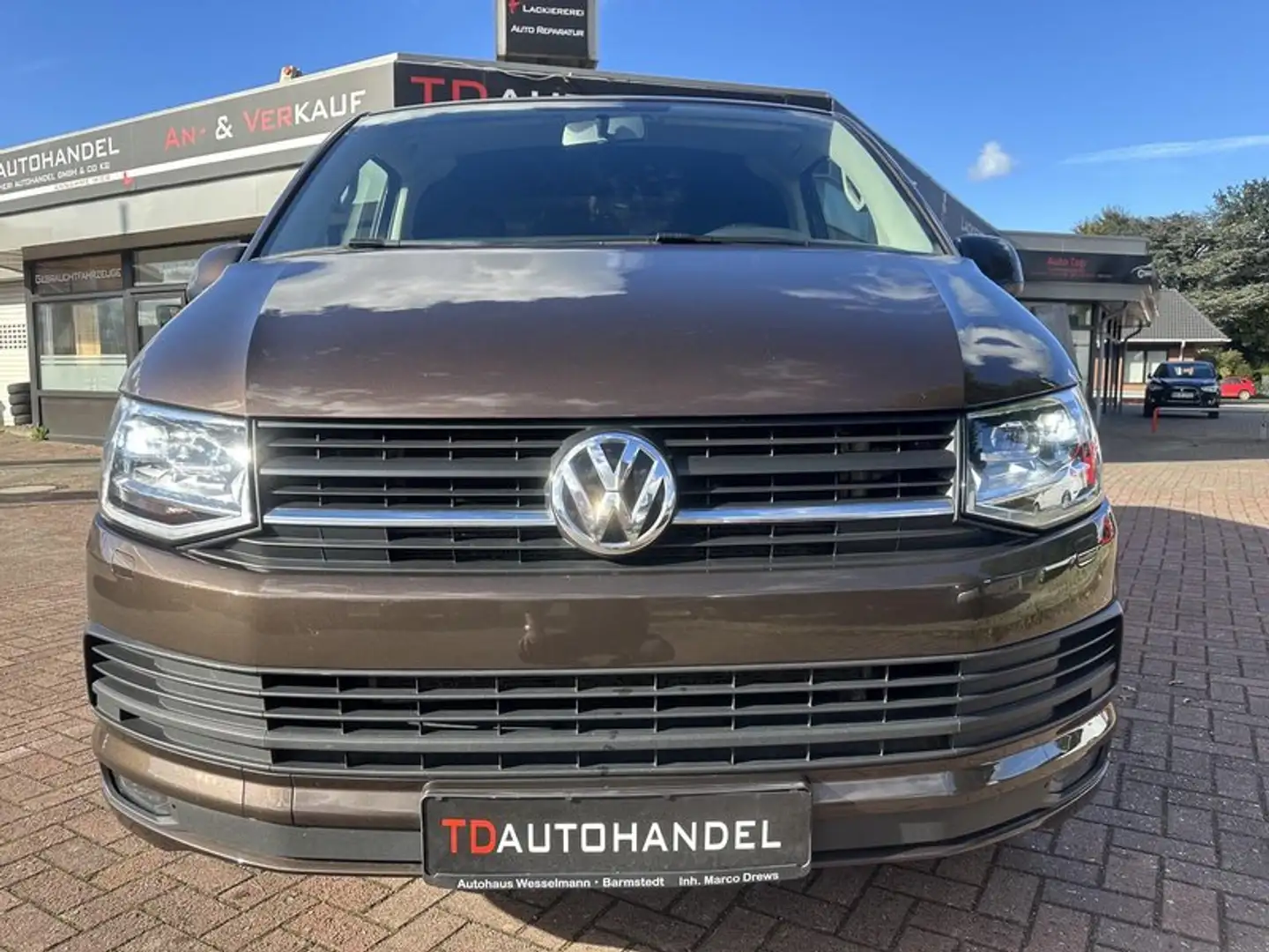 Volkswagen T6 Transporter Kasten LED Klima Navi Kamera AHK Brun - 2