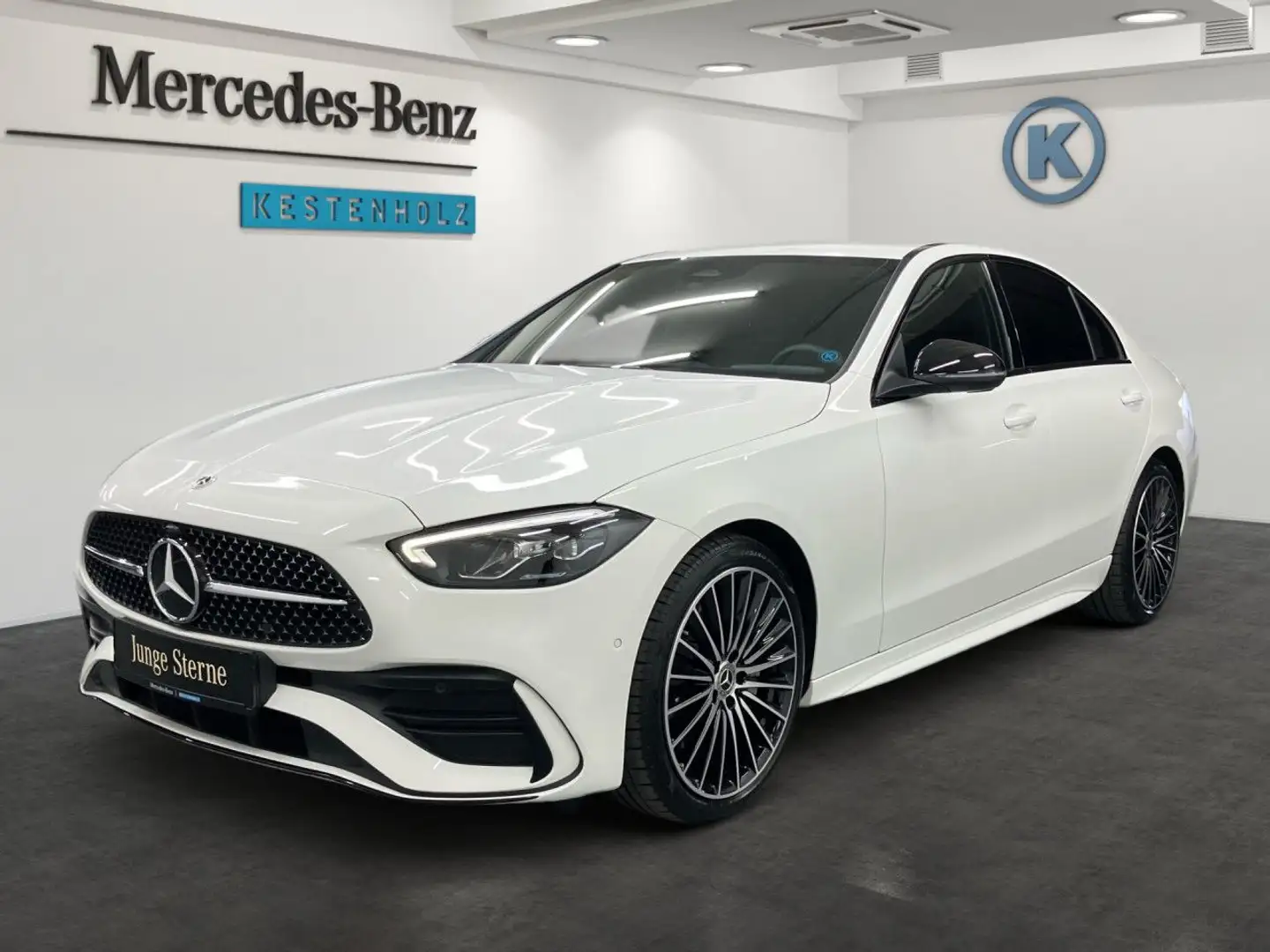 Mercedes-Benz C 300 d AMG WideScreen Burmester LED Night Kamera Weiß - 2