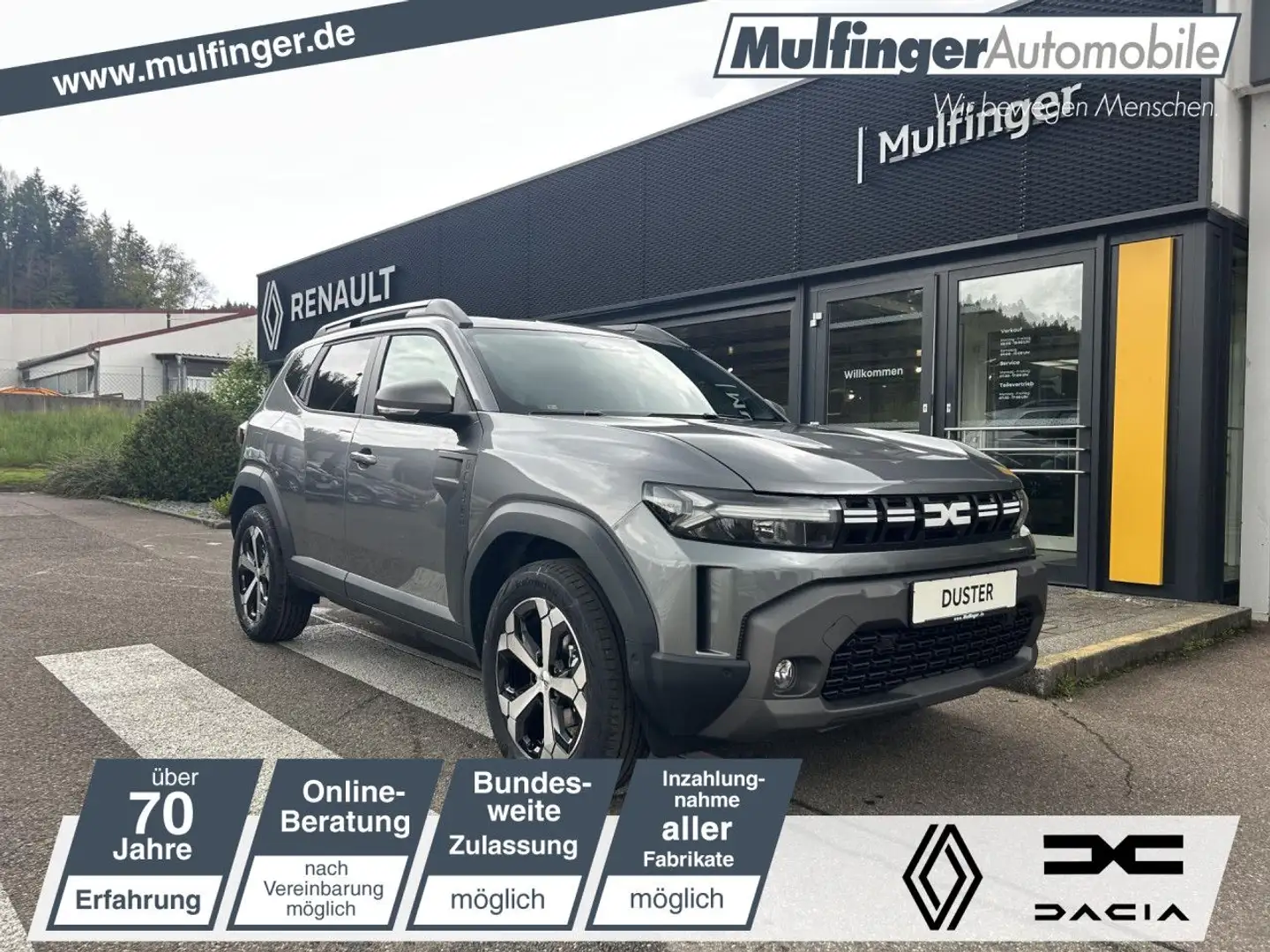 Dacia Duster Journey HYBRID 140 AUTOMATIK NAVI KAMERA Grau - 1