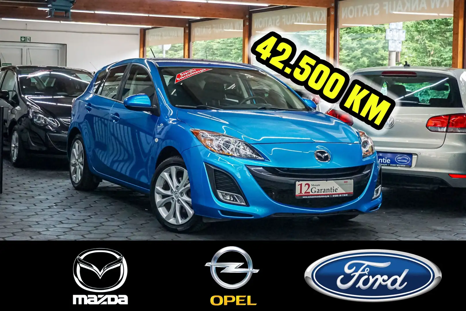 Mazda 3 1.6 Klima Sitzheizung PDC 1.Hand Tüv 08/2026 Albastru - 1