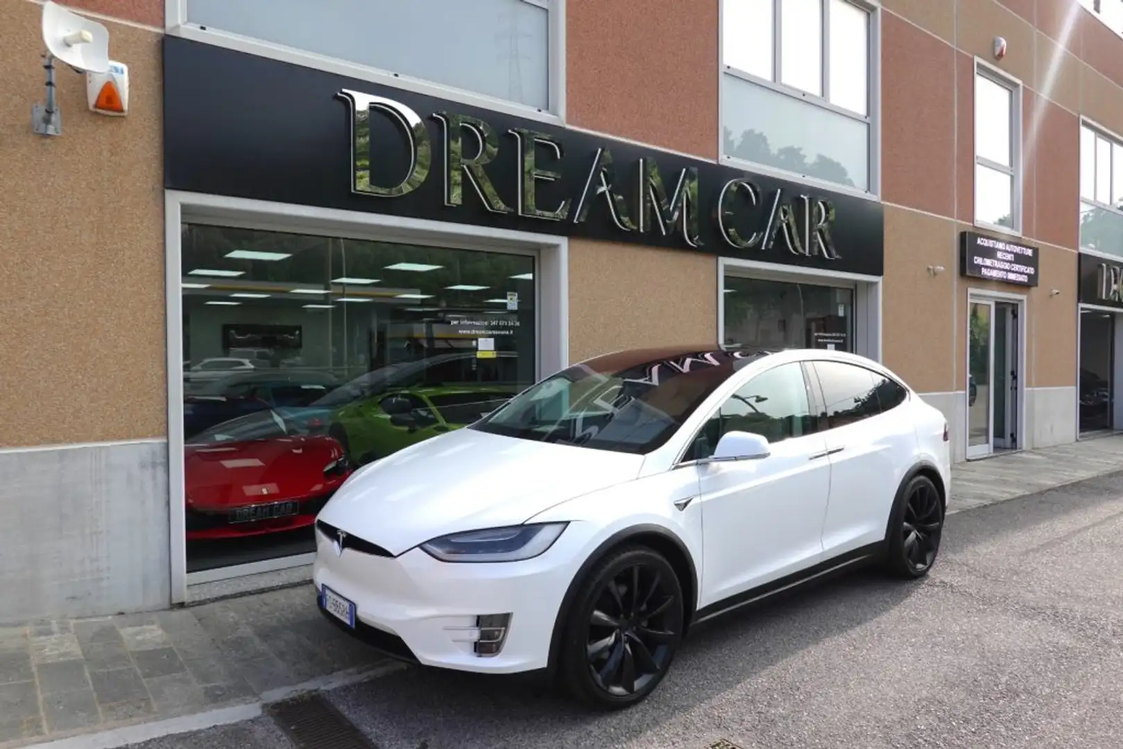 Tesla Model X 100kWh Dual Motor-Ricariche gratuite a vita Blanc - 1