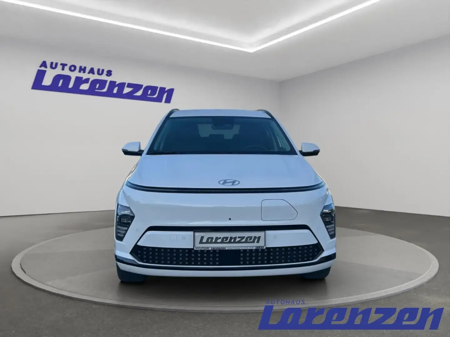 Hyundai KONA Prime 65,4kWh Sitz-Komfo HUD Navi Leder Digitales Weiß - 2