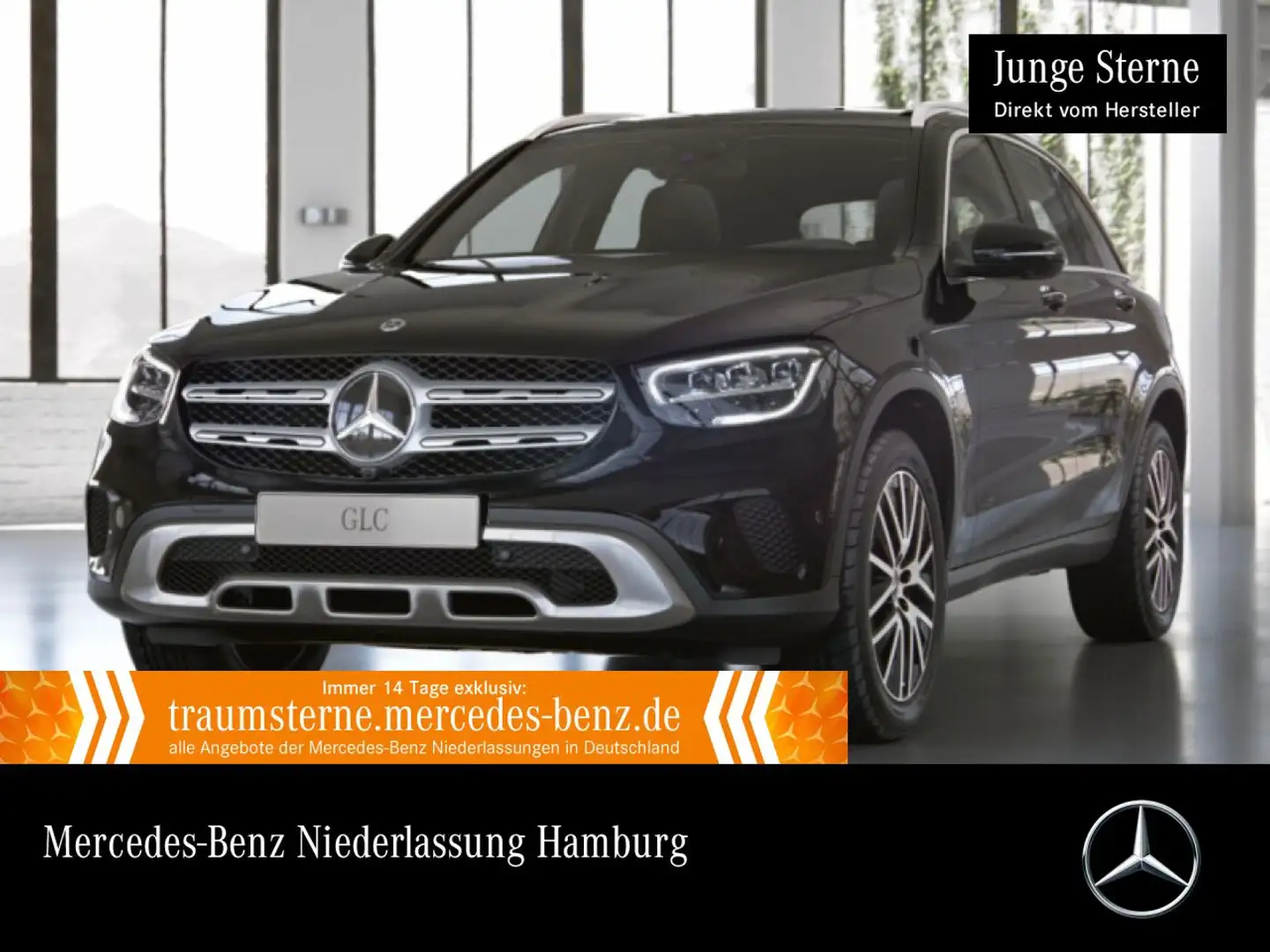Mercedes-Benz GLC 300 e 4M PANO+360+LED+FAHRASS+SITZKLIMA+9G Schwarz - 1