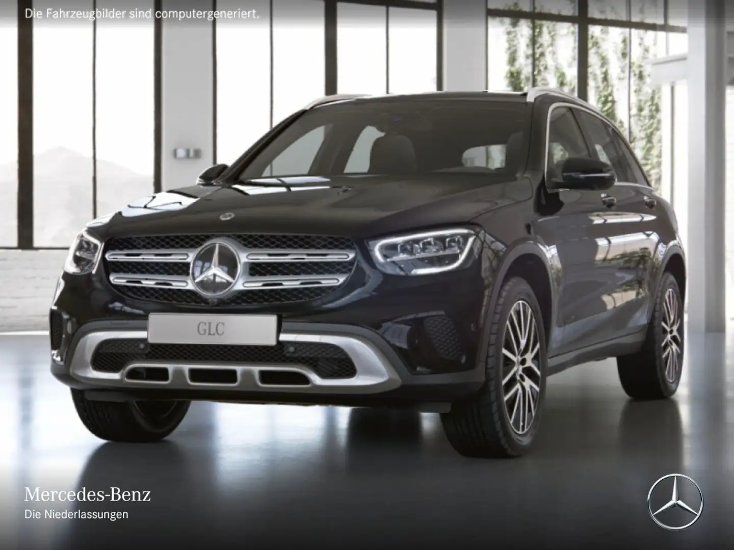 Mercedes-Benz GLC 300 e 4M PANO+360+LED+FAHRASS+SITZKLIMA+9G Schwarz - 2