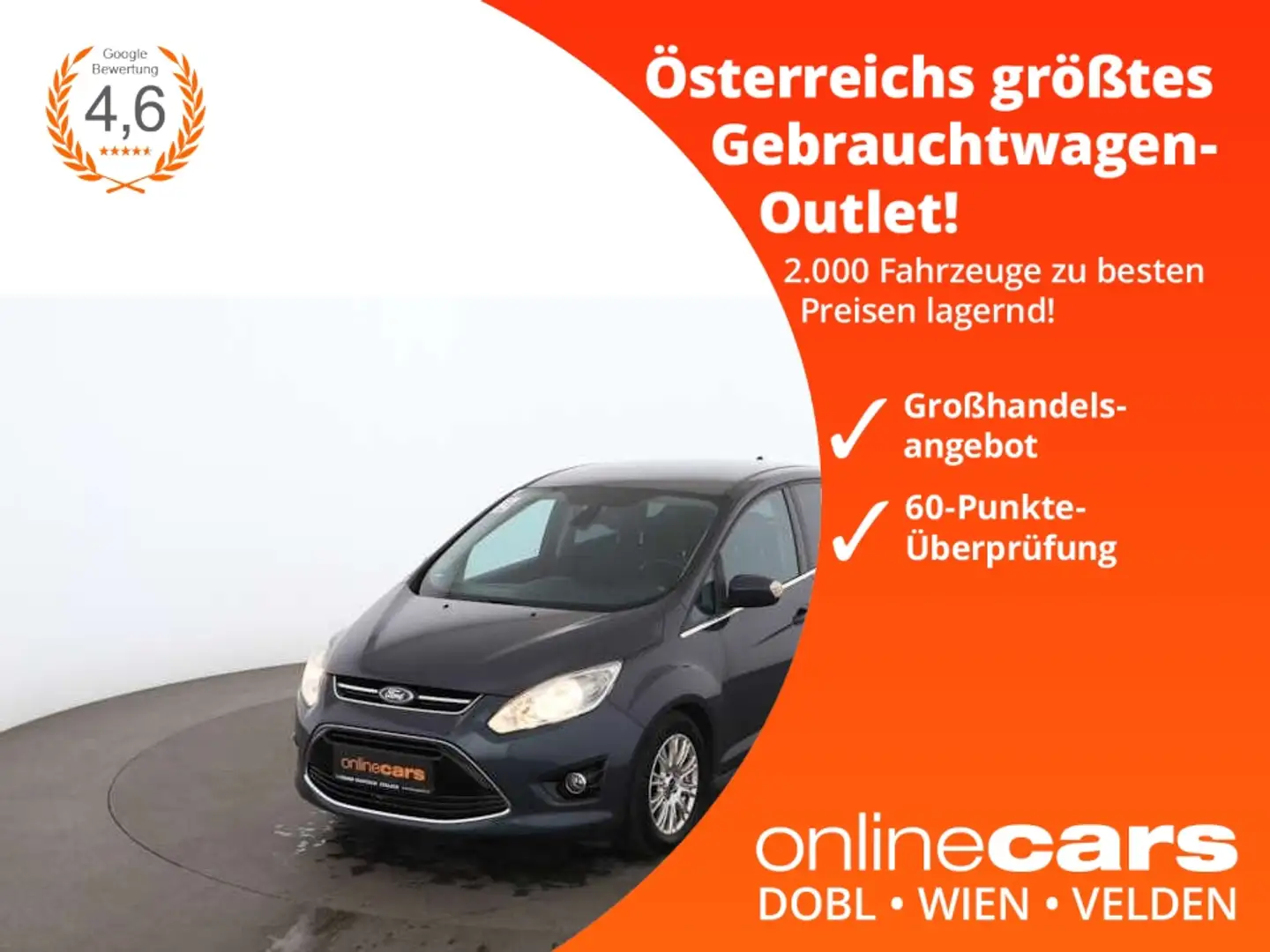 Ford C-Max 1.6 TDCi Titanium NAVI SITZHZG KLIMA PDC Grau - 1