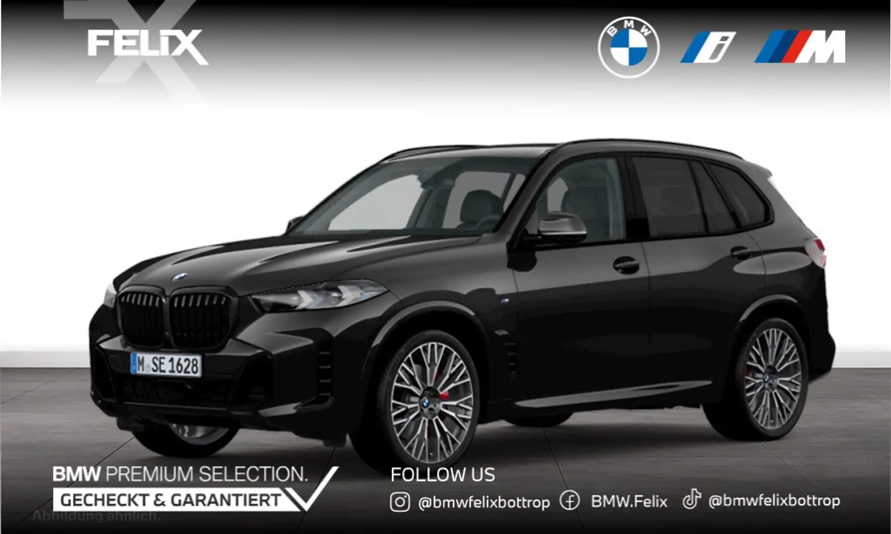 BMW X5 xDrive30d M SPORTPAKET PRO+ICONIC GLOW+KOMFORTSITZ Schwarz - 1