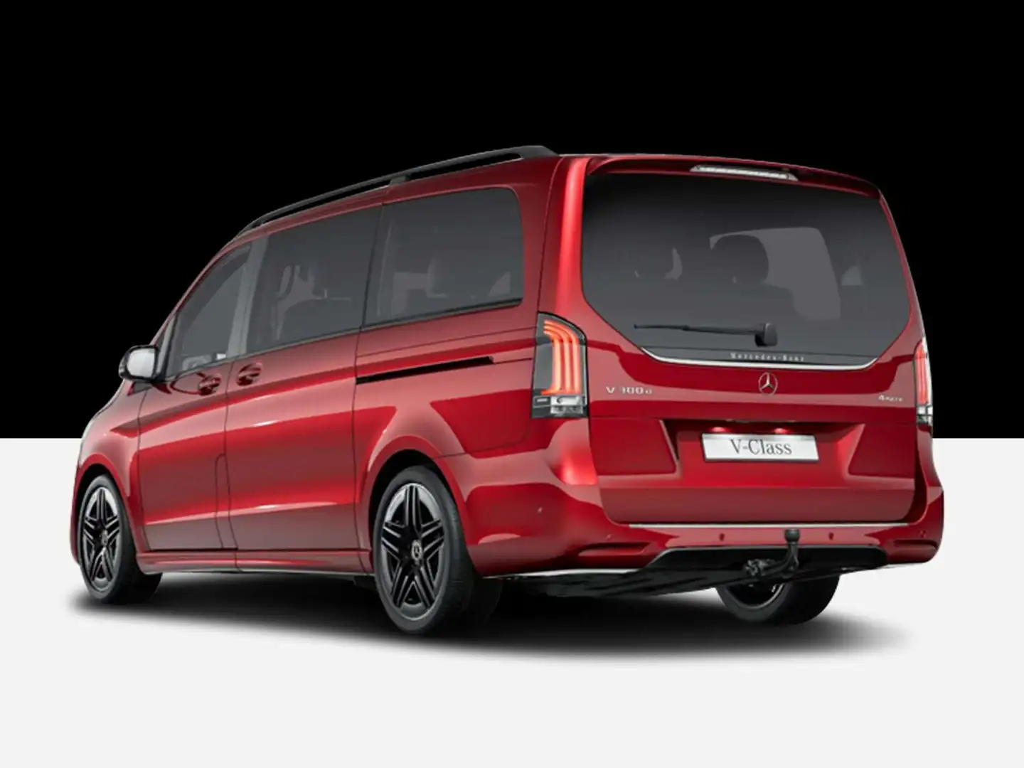Mercedes-Benz V 300 V 300 d 4MATIC AVANTGARDE Lang  AMG Line/Basic/LED Rouge - 2