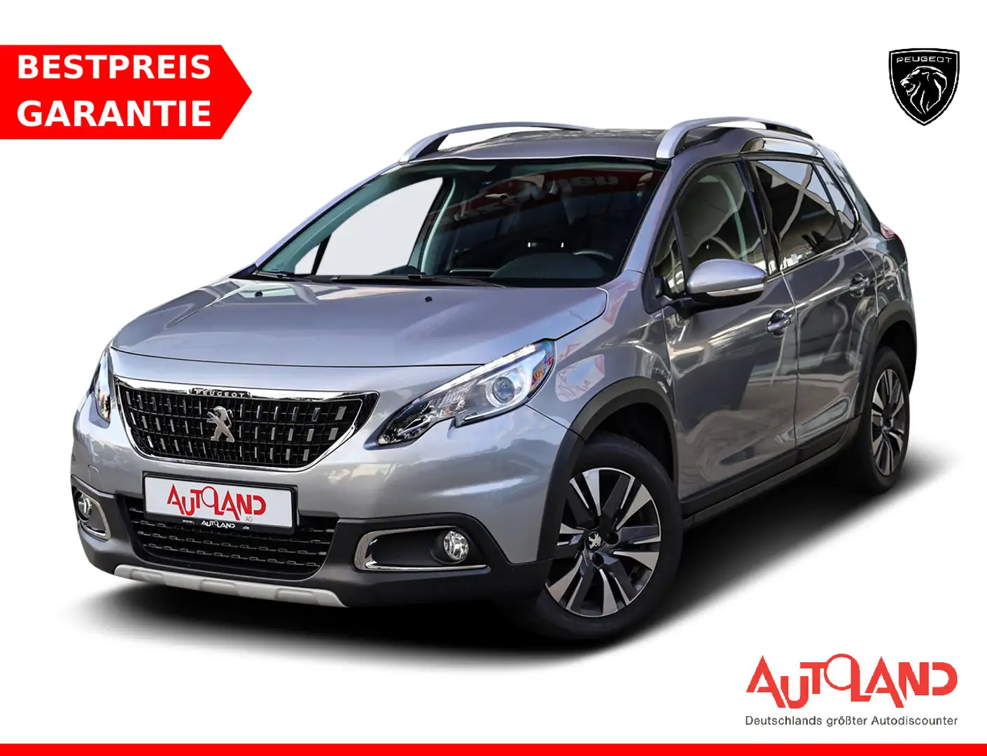Peugeot 2008 1.2 PureTech Active Panorama PDC Bluetooth Grau - 1