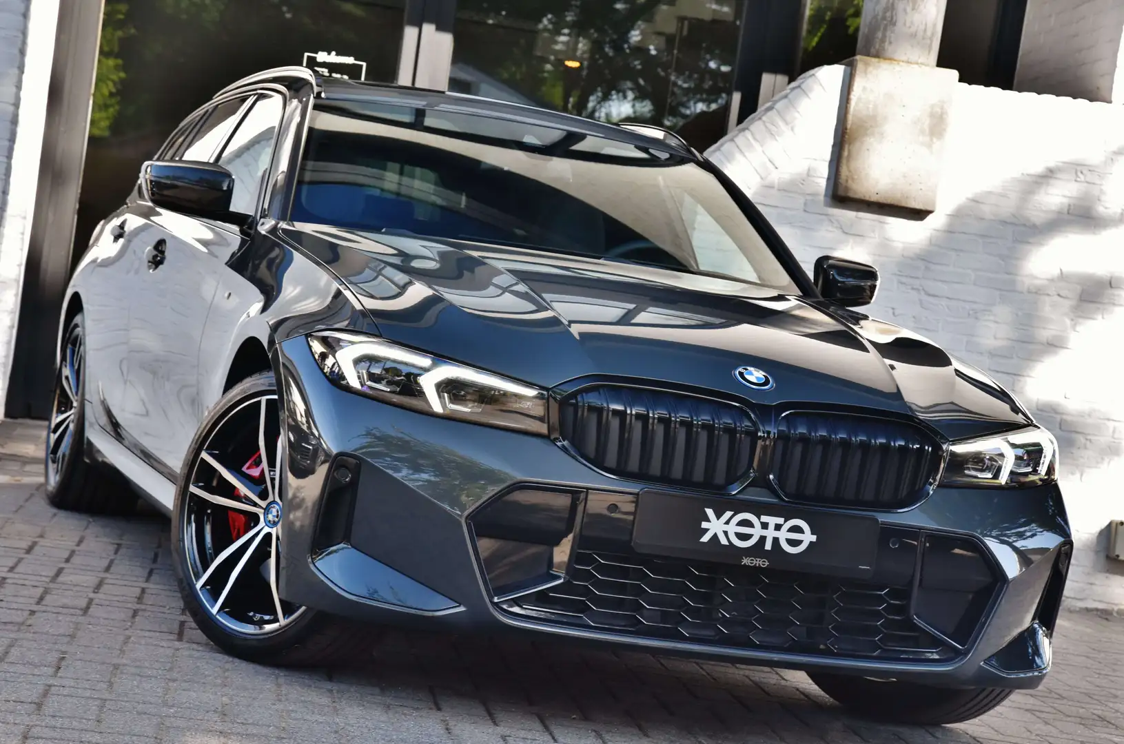 BMW 330 E PHEV TOURING M SPORT PRO ***NP:€75.044,-*** Gris - 2