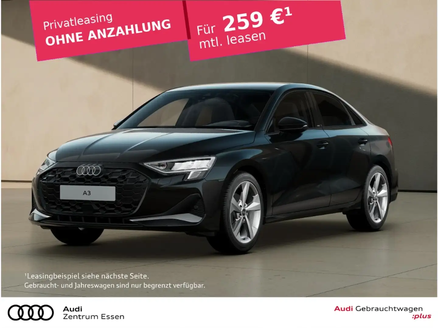 Audi A3 Limousine 30 TFSI advanced Schwarz - 1