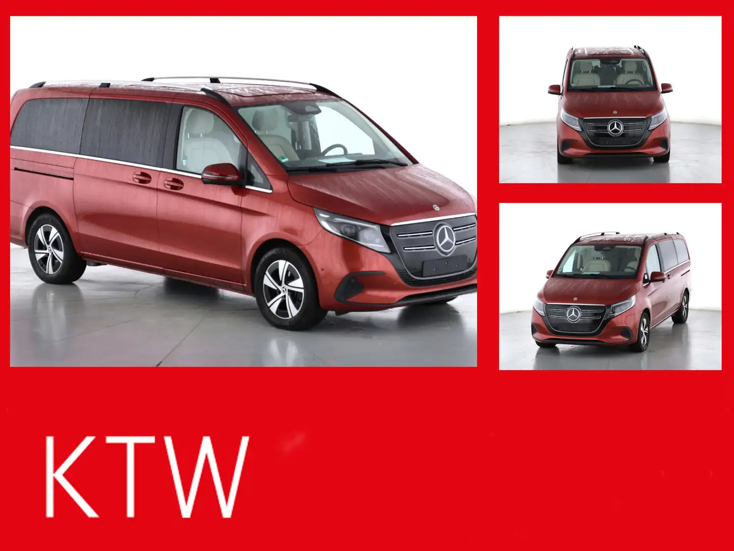 Mercedes-Benz EQV 300 lang,Avantgarde,8Sitzer,2xSchiebetür,LED Rot - 1