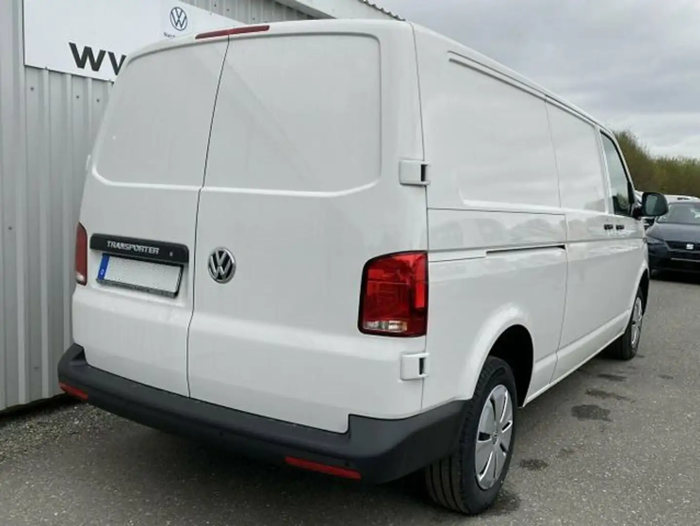 Volkswagen T6 Transporter T6.1 Kasten  2.0 TDI Kurz HFL Klima Radio Tempo Blanco - 2