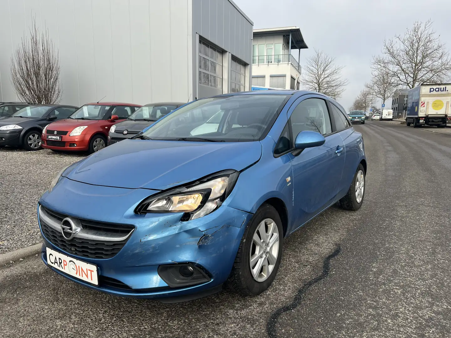 Opel Corsa *1,4*Edition*Euro6*3Türig*Klima*Lenkrad+Sitzh.* Blau - 1