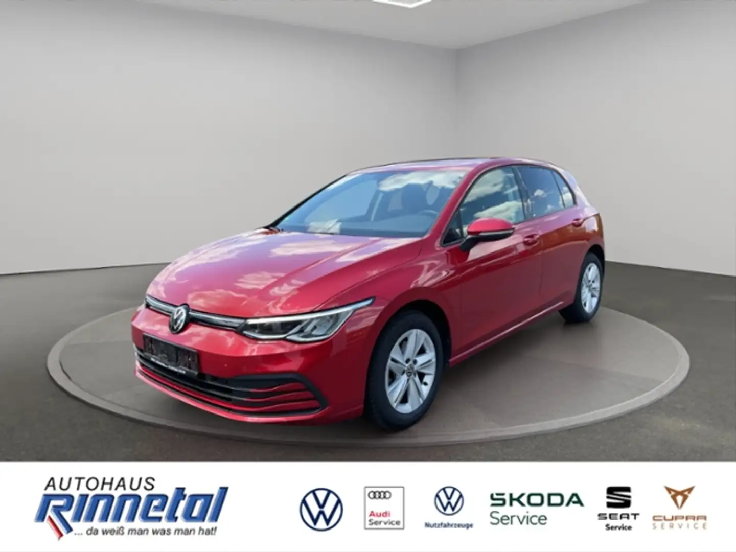 Volkswagen Golf VIII 2.0 TDI Life KLIMA+NAVI+LED+SHZ VS+KAMERA+EP Rot - 1
