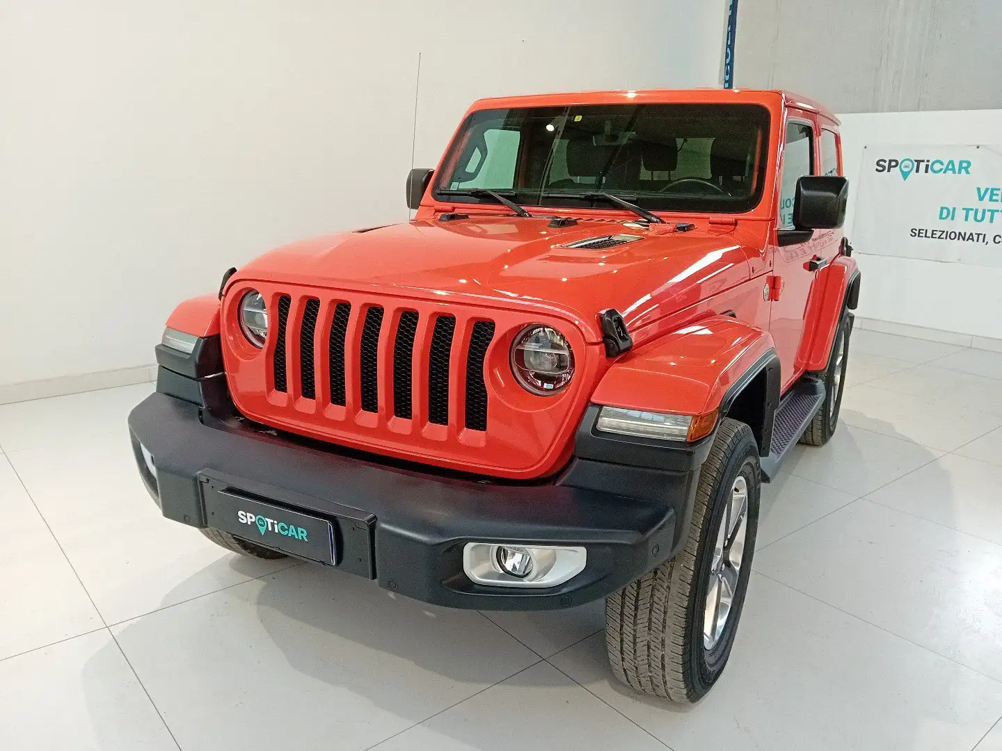 Jeep Wrangler Wrangler 2.0 Turbo Sahara Arancione - 2