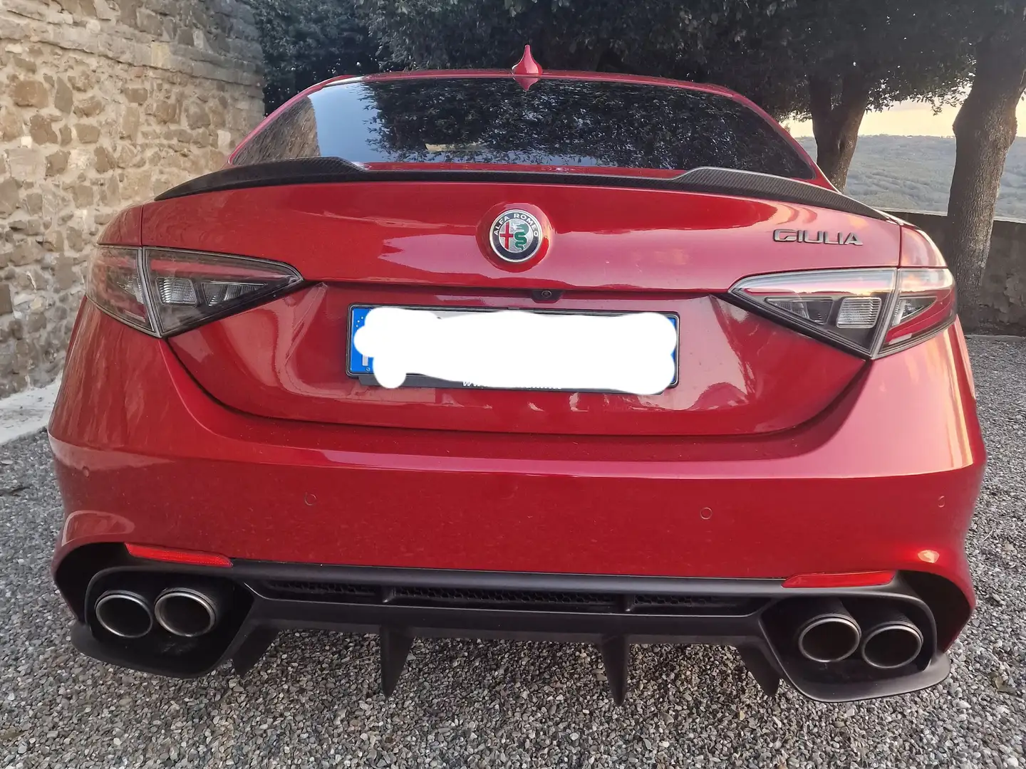 Alfa Romeo Giulia Giulia 2.9 V6 Quadrifoglio 510cv auto Rosso - 2