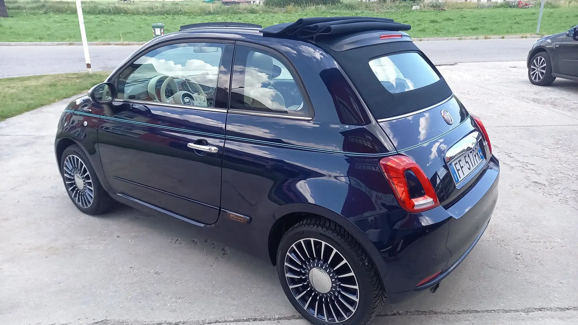 Fiat 500C 500C 1.2 Riva 69cv EDIZIONE LIMITATA Bleu - 2