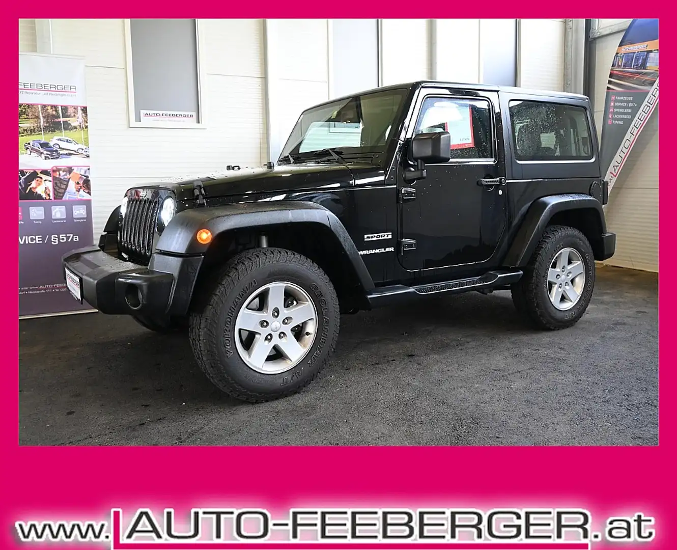 Jeep Wrangler Unlimited Sport 2,8 CRD Aut. LED,Zahnriemen Neu ! Noir - 1
