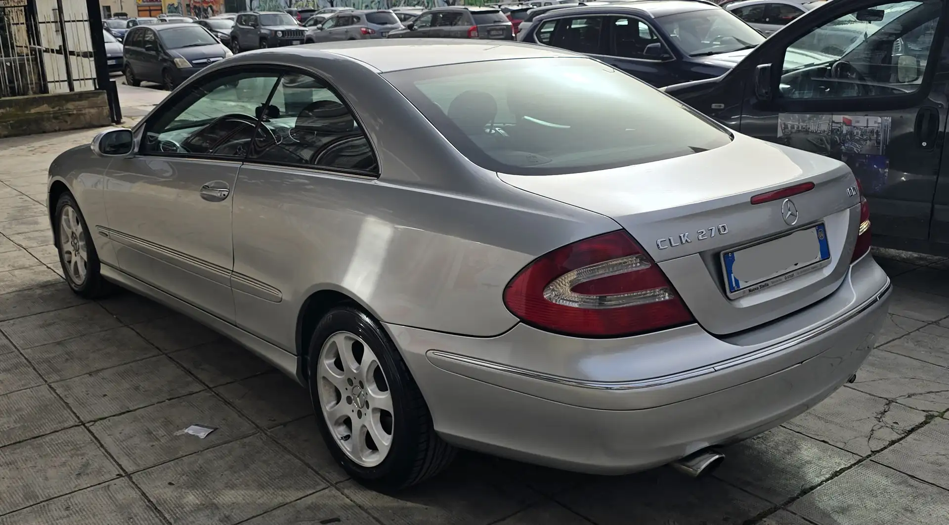 Mercedes-Benz CLK 270 CLK Coupe 270 cdi Elegance Silber - 1