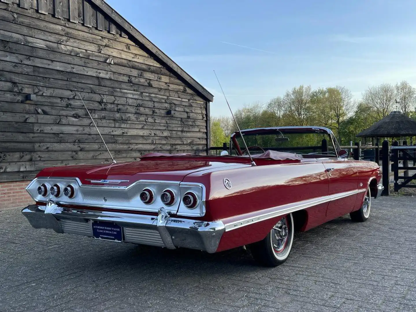 Chevrolet Impala SS Convertible Gerestaureerd NL-kenteken Czerwony - 2