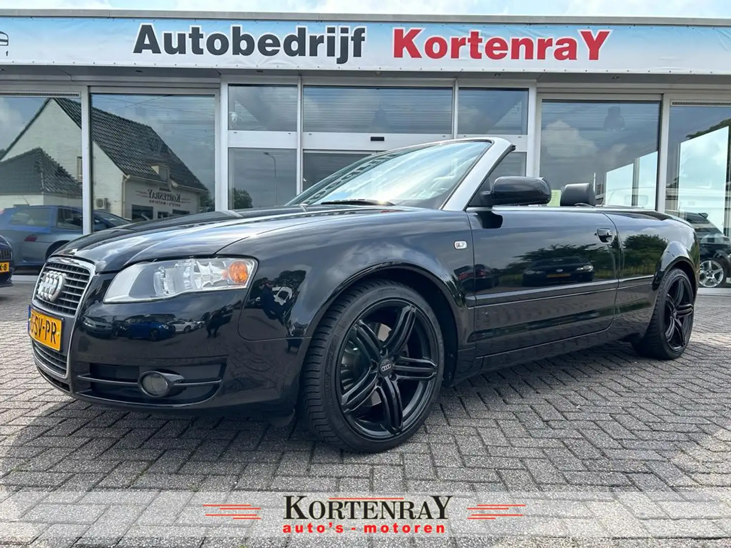 Audi A4 Cabriolet 1.8 Turbo Pro Line Leer / Airco / Cruise Zwart - 1