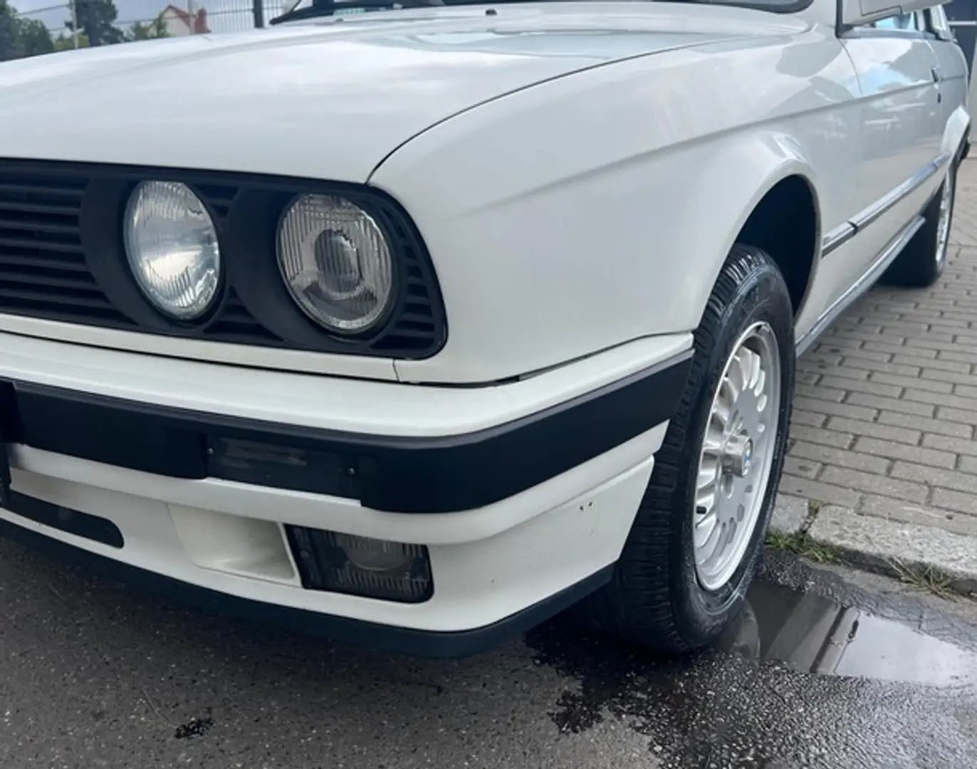 BMW 320 i Cabrio*RADIO*LEDER*HARDTOP Bianco - 2