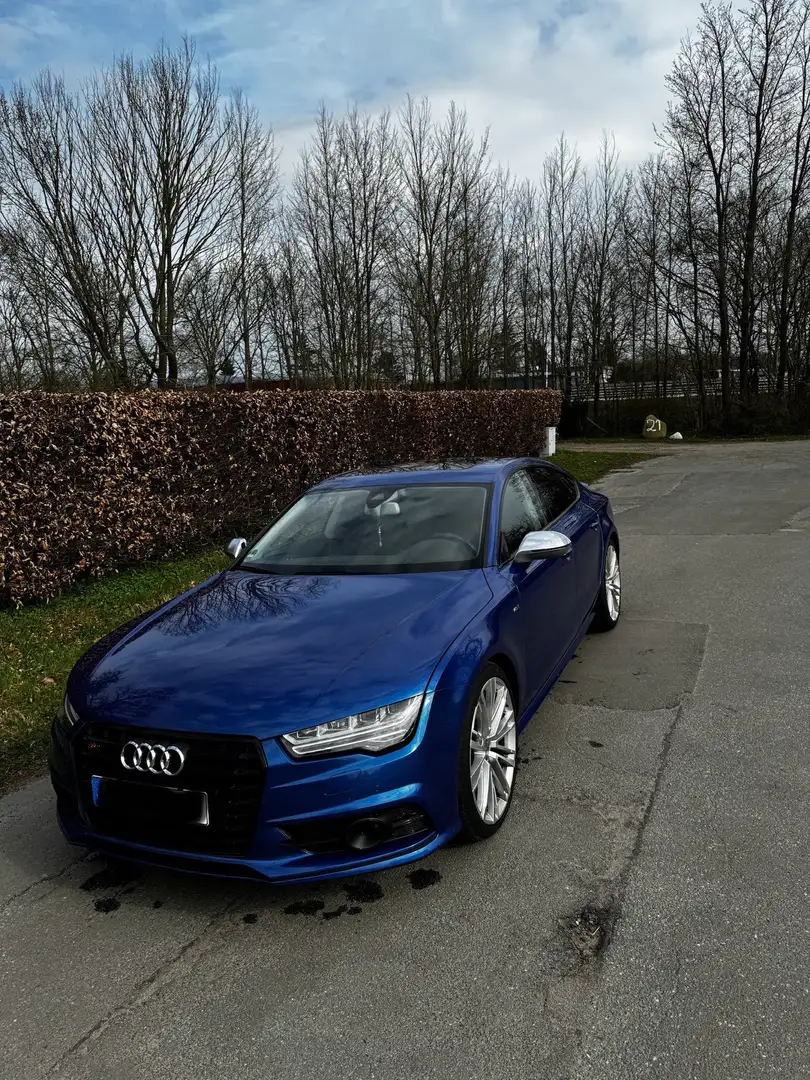 Audi S7 Sportback 4.0 TFSI Quattro,Luft, Pano, 21 ZOLL plava - 1