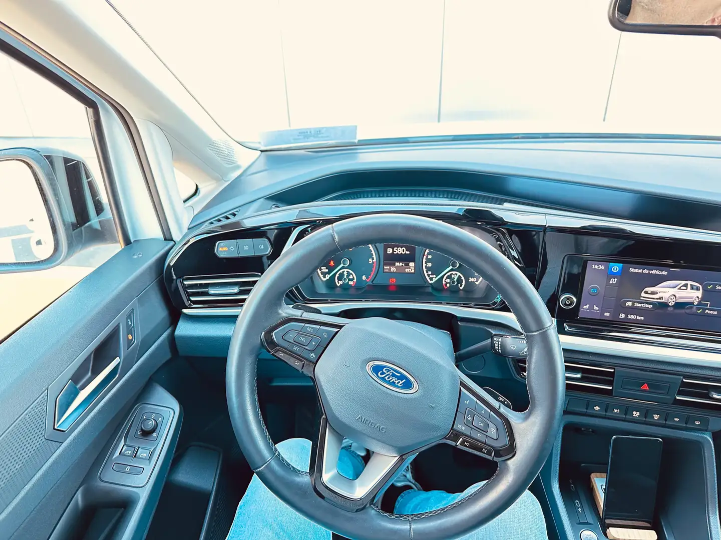 Ford Tourneo Connect Véhicule TPMR/chaise roulante / rolstoelplaats Wit - 2