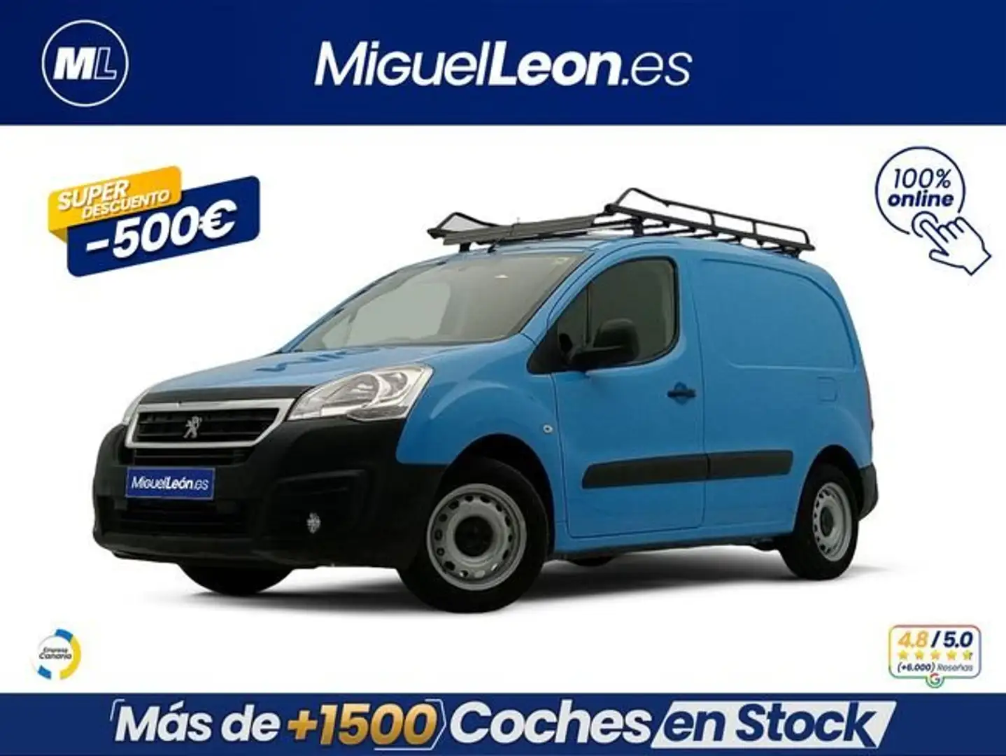 Peugeot Partner 1.6 75CV Azul - 1