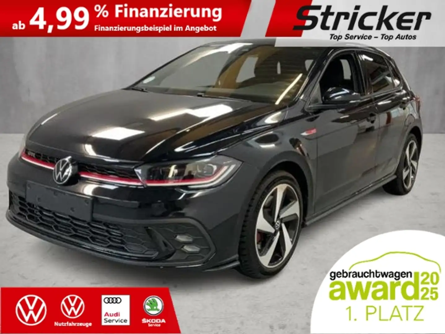 Volkswagen Polo GTI 2.0TSI DSG 249,-ohne Anzahlung ACC App-Connec Schwarz - 2