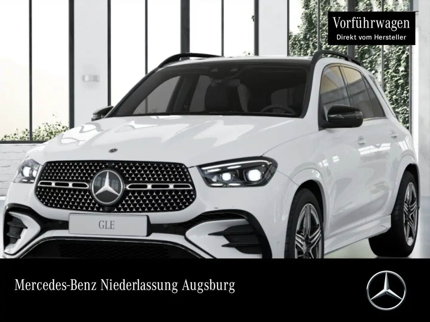 Mercedes-Benz GLE 450 4M AMG+NIGHT+PANO+360+AHK+MULTIBEAM+HUD+9G Weiß - 1