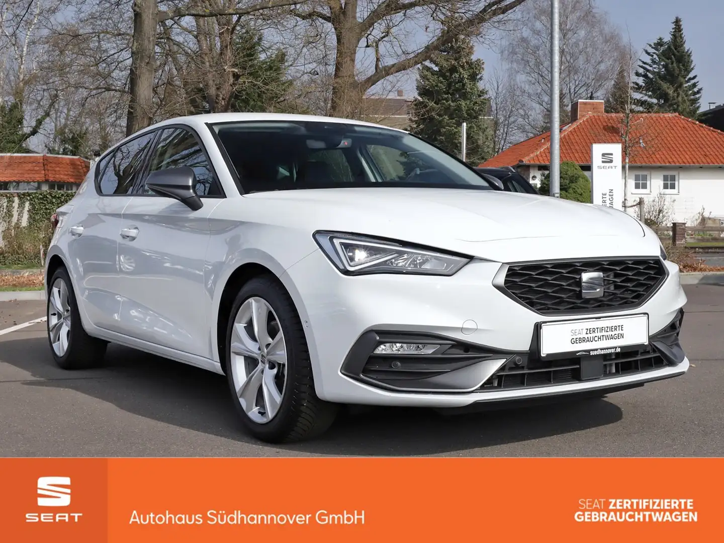 SEAT Leon FR-Line 2.0 TDI DSG NAVI+LED+SHZ+PDC+GRA Weiß - 2