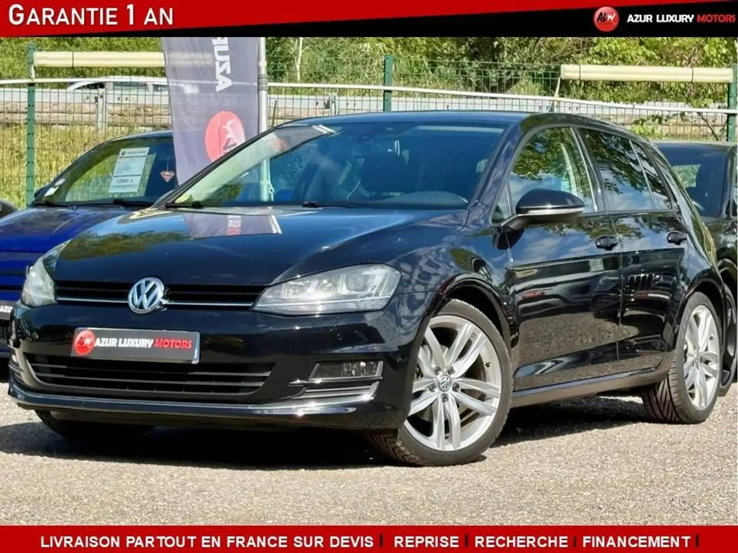 Volkswagen Golf VII 2.0 TDI 150 CARAT DSG6 Schwarz - 1