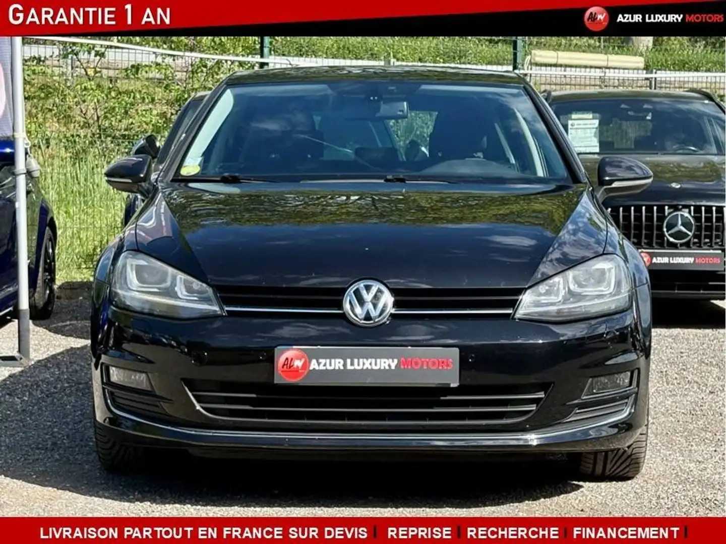 Volkswagen Golf VII 2.0 TDI 150 CARAT DSG6 Schwarz - 2
