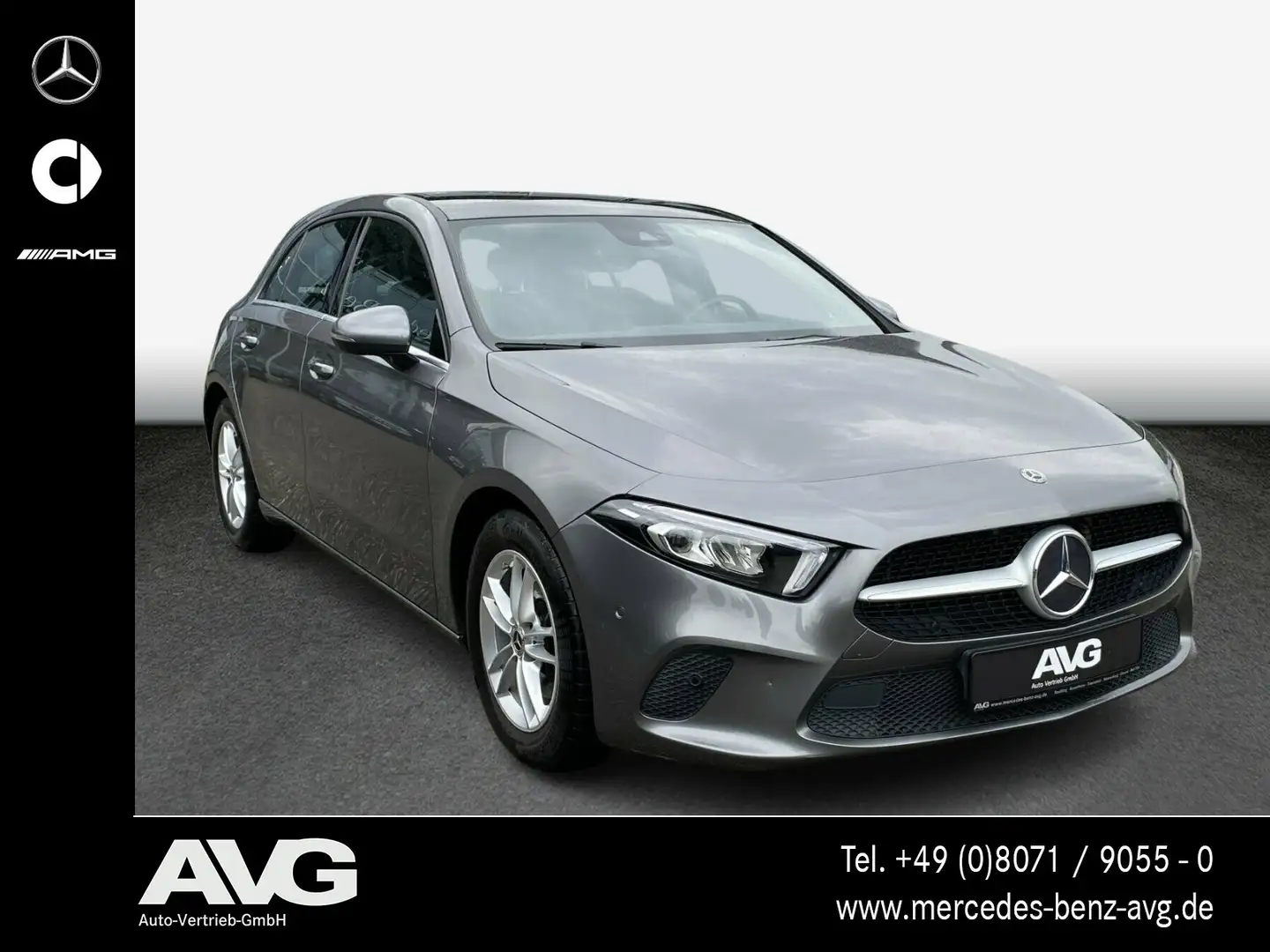 Mercedes-Benz A 200 A 200 Style LED PANO MBUX Navi Carplay Android Gris - 2