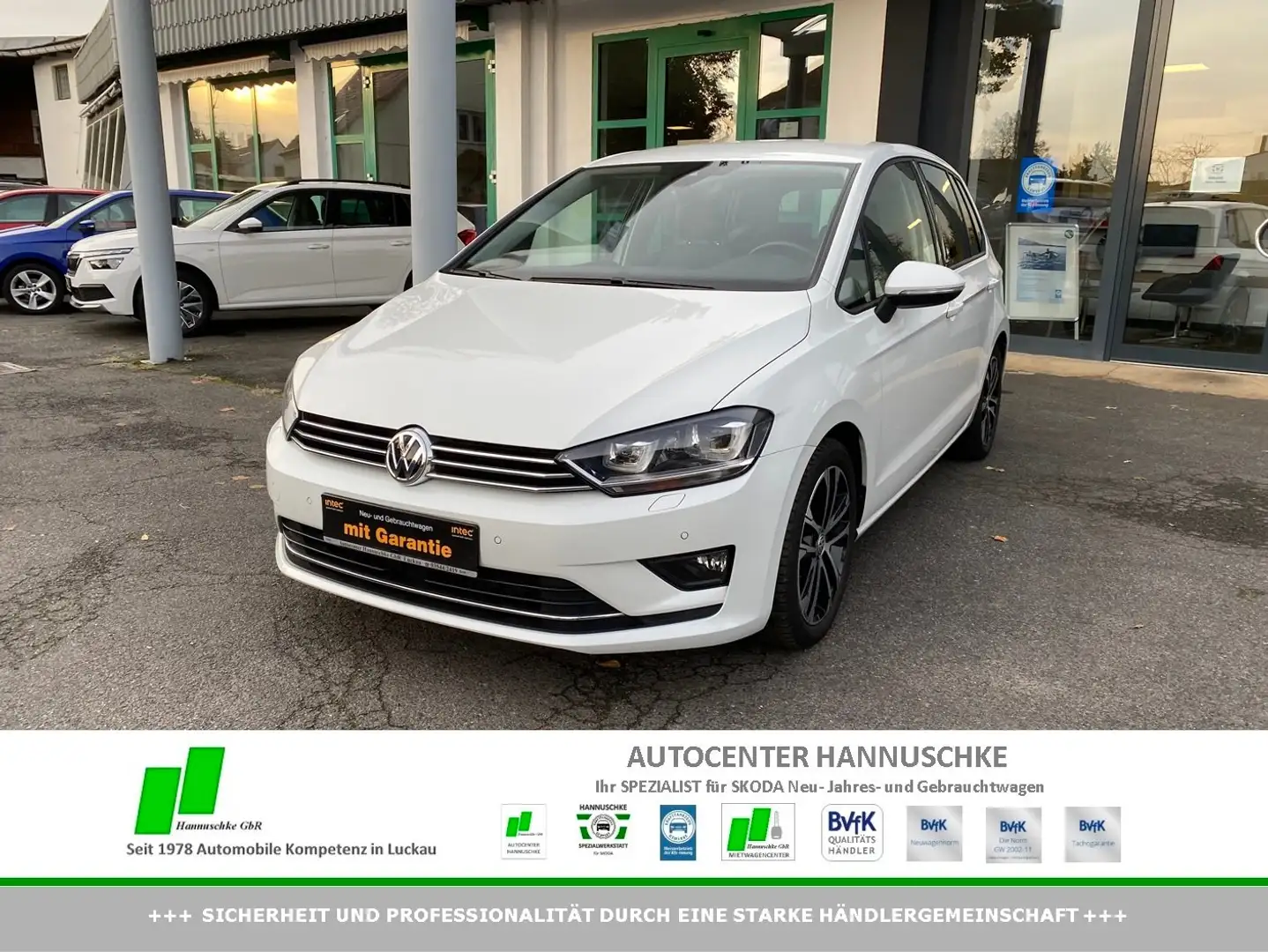 Volkswagen Golf Sportsvan 1.4 TSI BMT Allstar R-LINE NAV/XENON/ALARM/SH/EPH Blanc - 1