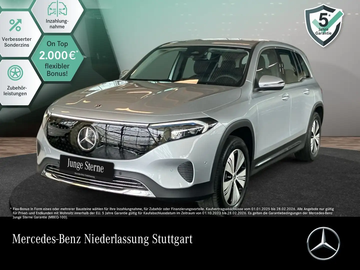 Mercedes-Benz EQB 300 4M PROG+ADVANCED+KAMERA+SPUR Silber - 1