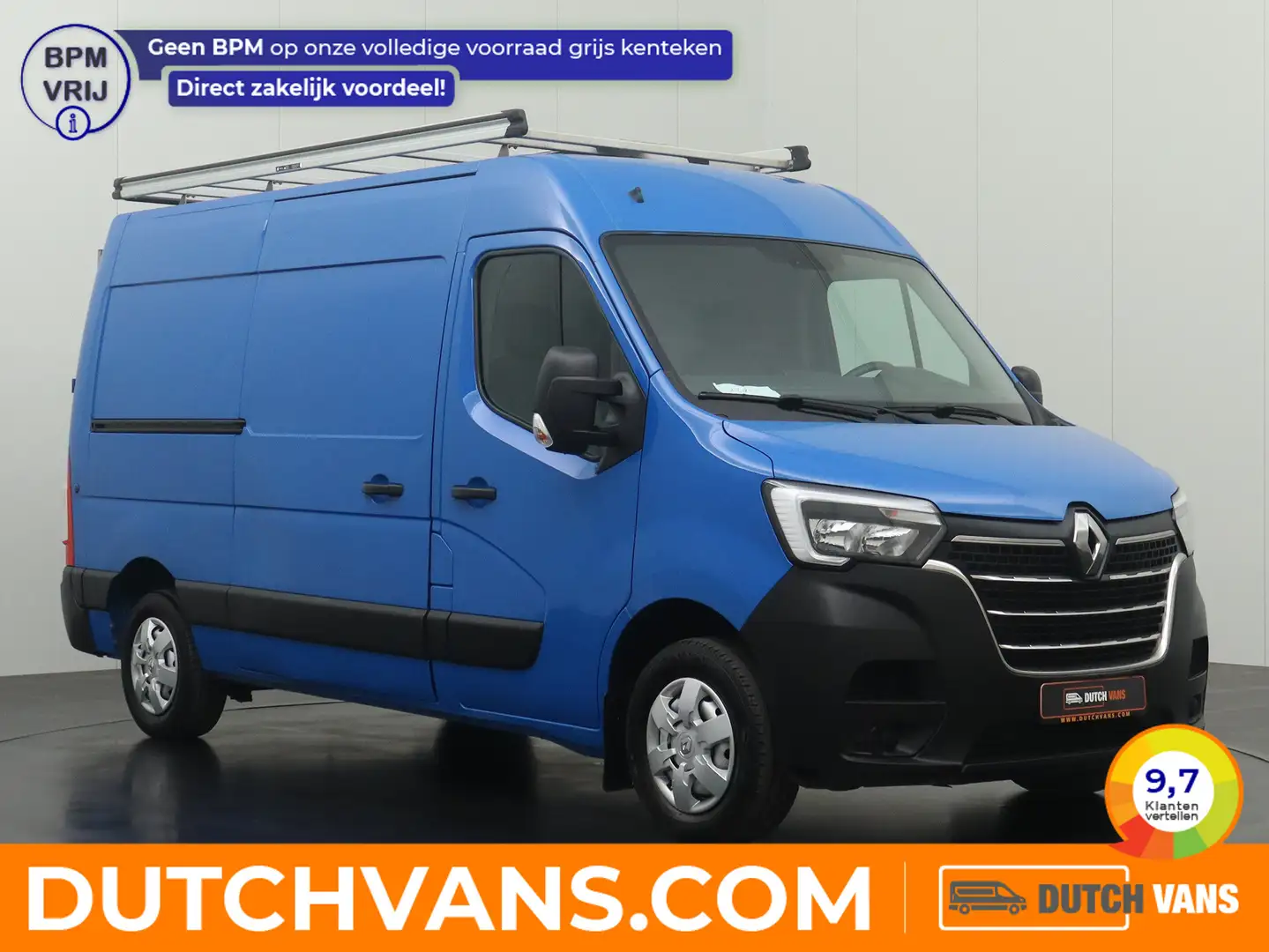 Renault Master 2.3DCI 136PK L2H2 | Kastinrichting | Imperiaal | N Bleu - 1