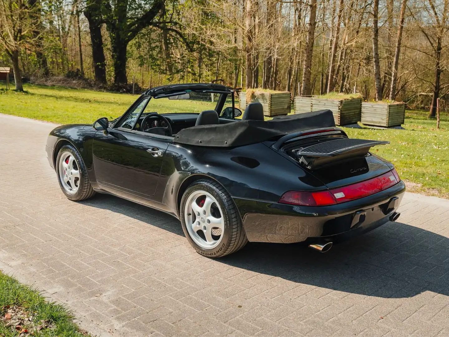 Porsche 993 911 993 Carrera Cabriolet Noir - 2